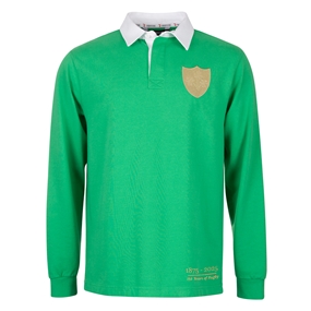 R1823 Ireland 150 Years Rugby Shirt Emerald Green - Front