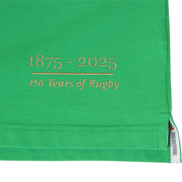 R1823 Ireland 150 Years Rugby Shirt Emerald Green - Hem