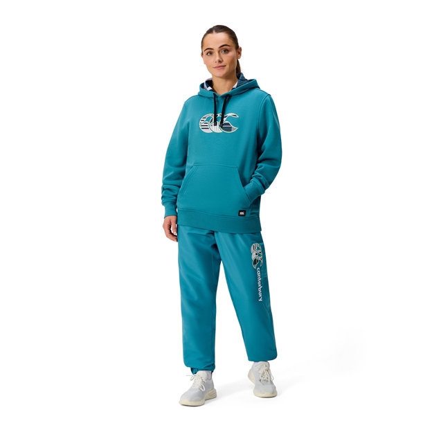 Canterbury Womens Uglies Hoodie Storm Blue - Model View