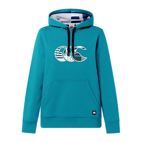 Canterbury Womens Uglies Hoodie Storm Blue - Front View