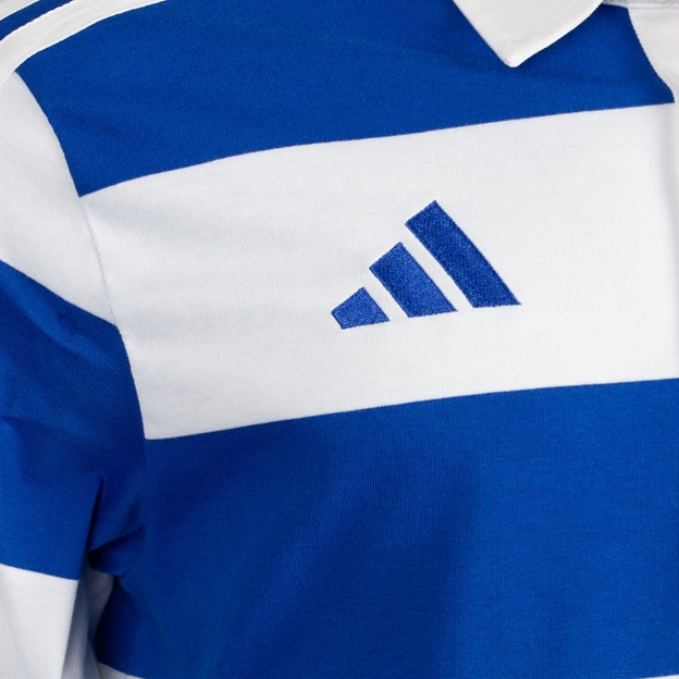 Stormers Adults Heritage Rugby Shirt Long Sleeve 26/27 Royal Blue - Adidas Logo