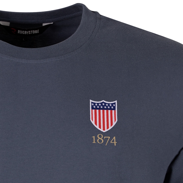 R1823 USA 1874 T-Shirt - Petrol Blue