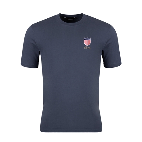 R1823 USA 1874 T-Shirt - Petrol Blue