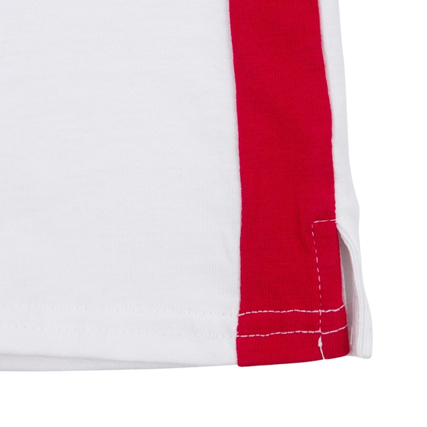 Babies England Classic Rugby Shirt White L/S - Hem