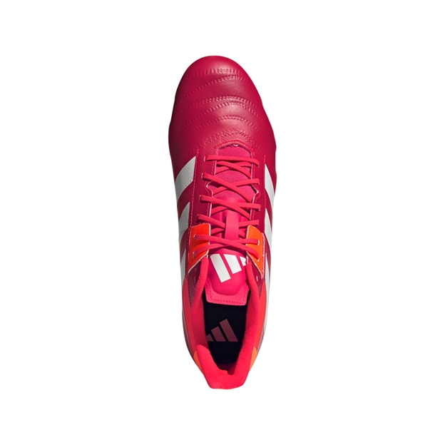 adidas Adults Kakari RS Soft Ground Rugby Boots - Lucid Red