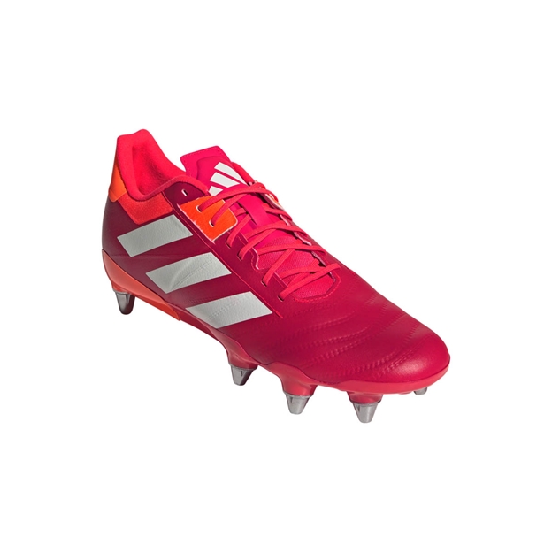 adidas Adults Kakari RS Soft Ground Rugby Boots - Lucid Red