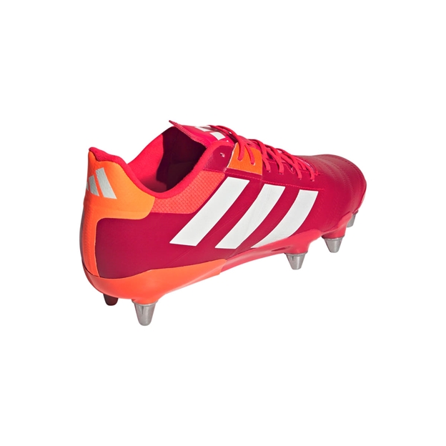 adidas Adults Kakari RS Soft Ground Rugby Boots - Lucid Red