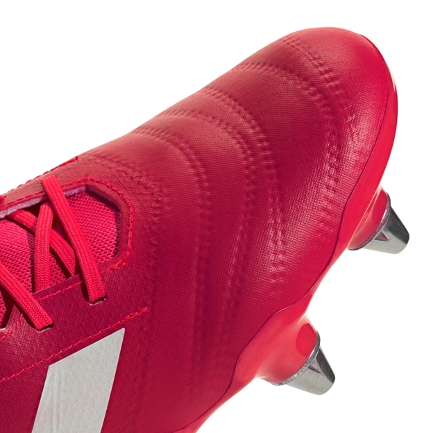 adidas Adults Kakari RS Soft Ground Rugby Boots - Lucid Red