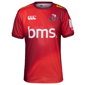 Queensland Reds Mens Training T-Shirt 25/26 Maroon - Front