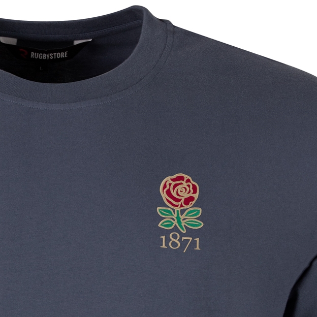 R1823 England T-Shirt - Petrol Blue
