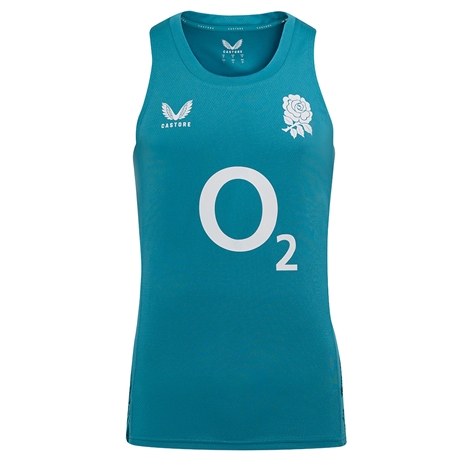 England Mens Performance Singlet 25-26 Reflecting Pond - Front