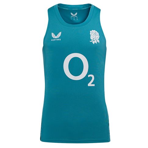 England Mens Performance Singlet 25-26 Reflecting Pond - Front England Mens Performance Singlet 25-26 Reflecting Pond - Front