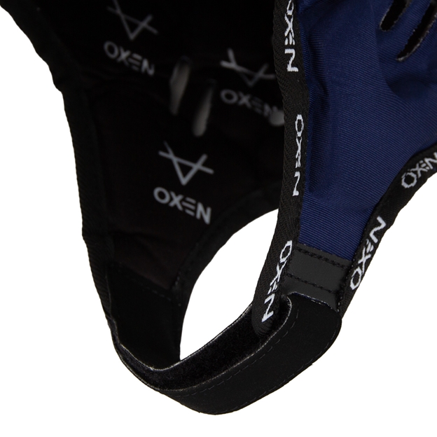 Oxen Kids Pro Headguard 25/26 Navy - Chin Strap