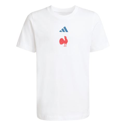 France Kids Fanwear T-Shirt White 25/26 - Front