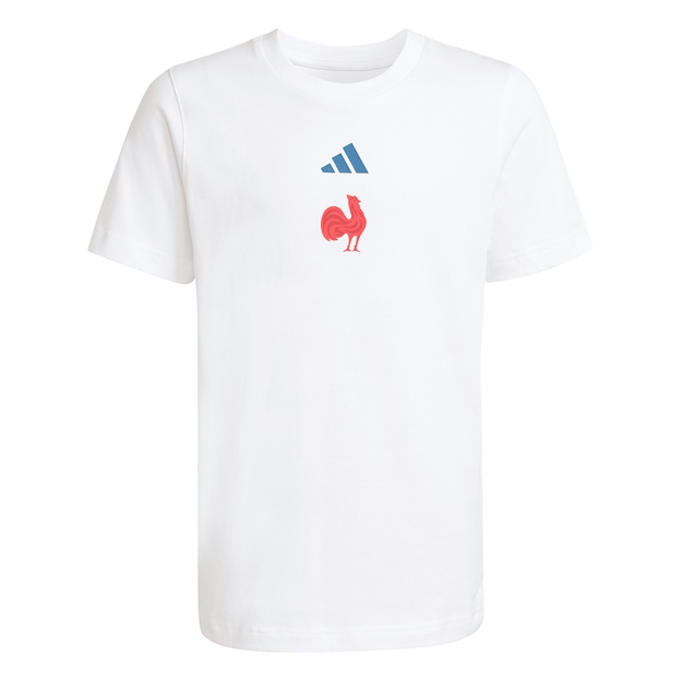 France Kids Fanwear T-Shirt White 25/26 - Front