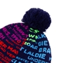 Scotland Kids Pom Pom Beanie 25/26 Navy - Bobble 