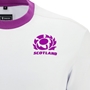 Scotland Junior Athleisure Cotton T-Shirt 25/26 White - Scotland Thistle 