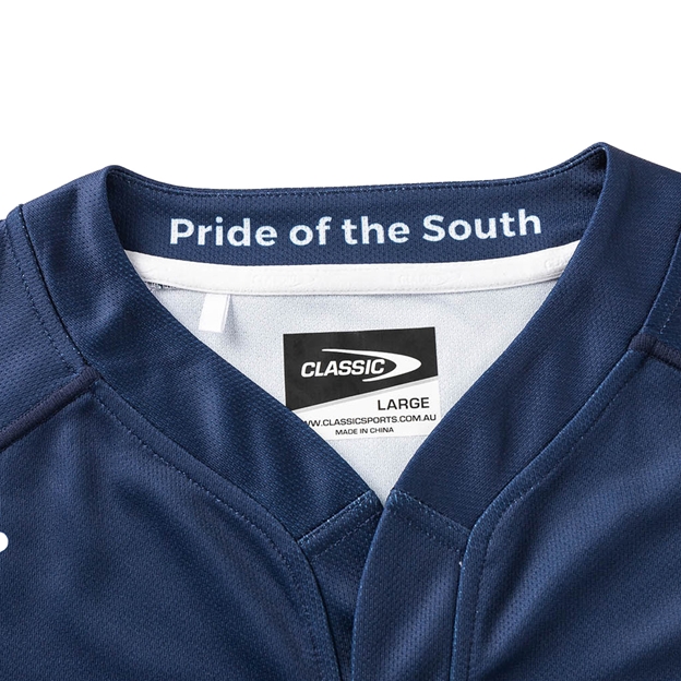 Highlanders Mens Home Rugby Shirt Short Sleeve 2025 - Collar
