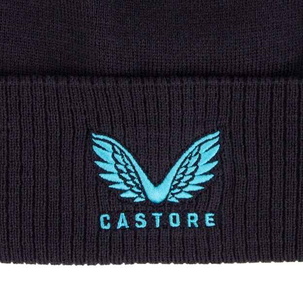 Leinster Club Beanie 25/26 Graphite - Castore Logo Embroidery