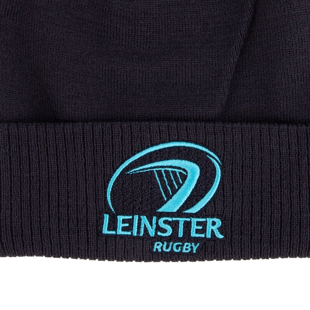 Leinster Club Beanie 25/26 Graphite - Leinster Harp Embroidery