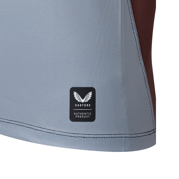 Harlequins Womens Home Rugby Shirt 26/27 Black - Hem Close-up