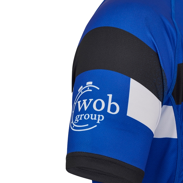 Bath Mens Home Rugby Shirt 25/26 Multi - Sleeve Sponsor