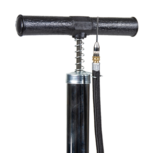 Stirrup Pump - Handle and Needle Adaptor Close-up