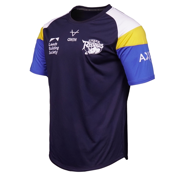 Leeds Rhinos Mens Match Day T-Shirt 2026 Navy - Side View