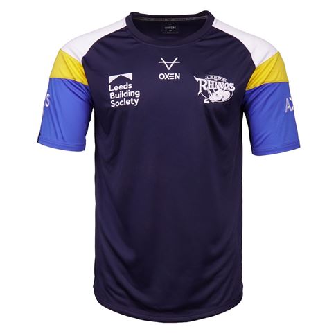 Leeds Rhinos Mens Match Day T-Shirt 2026 Navy - Front View