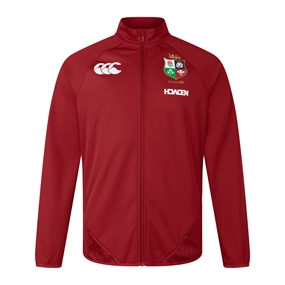 British and Irish Lions Mens Anthem Jacket Red - Front