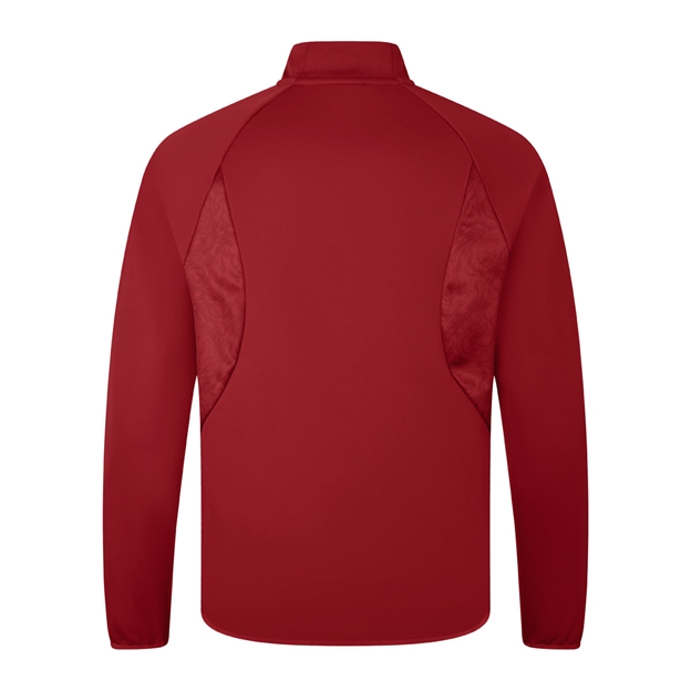British and Irish Lions Mens Anthem Jacket Red - Back