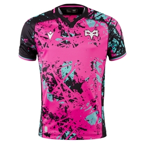 Ospreys Mens Euro Rugby Shirt 25/26 - Front Ospreys Mens Euro Rugby Shirt 25/26 - Front