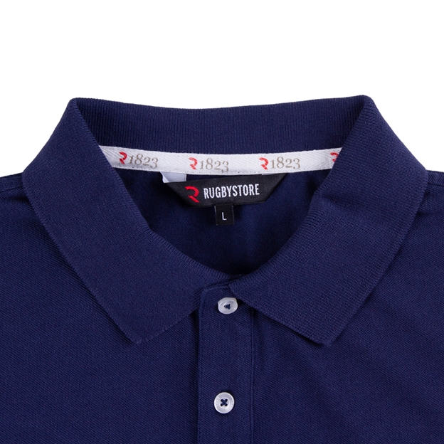Scotland Mens Cup Winners 2026 Polo Shirt Navy - Collar