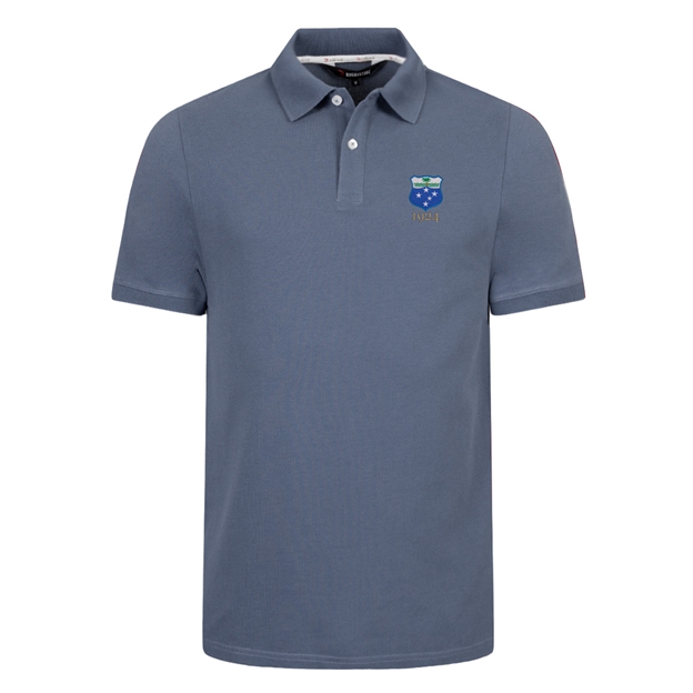 Samoa 1924 Heritage Pure Cotton Polo - Petrol Blue