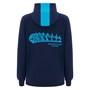 Scotland Womens Leisure Hoodie 25/26 Navy - Back 