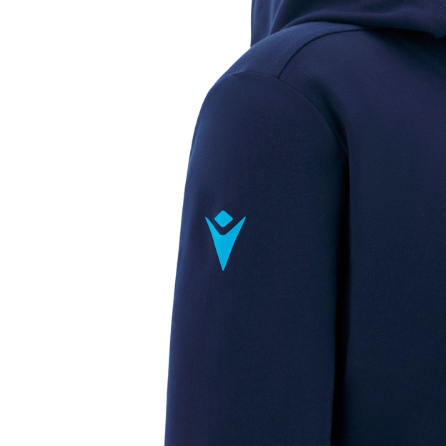 Scotland Womens Leisure Hoodie 25/26 Navy - Macron Man Logo in silicone