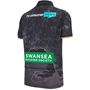 Ospreys Mens Home Rugby Shirt 25/26 Black - Back 