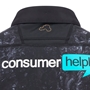 Ospreys Mens Home Rugby Shirt 25/26 Black - Back Sponsor Close-up 