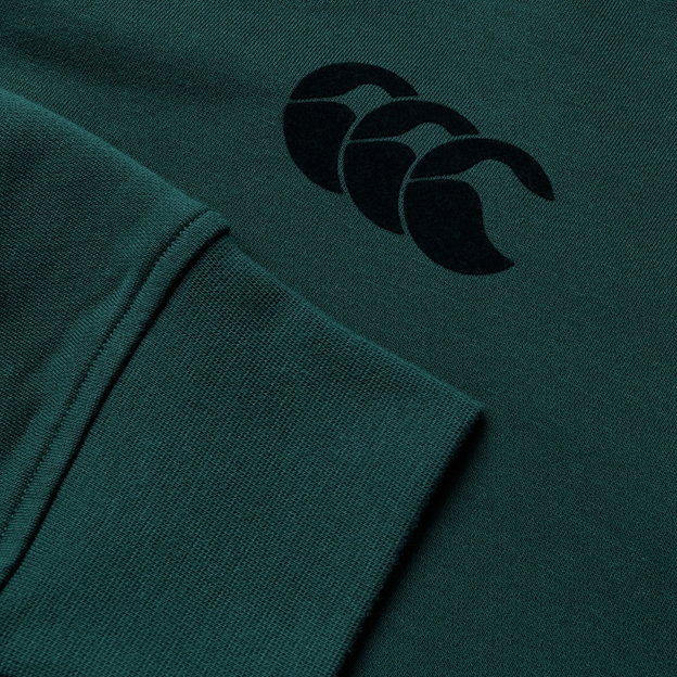 British and Irish Lions Mens Stealth Hoody Green - Canterbury Logo