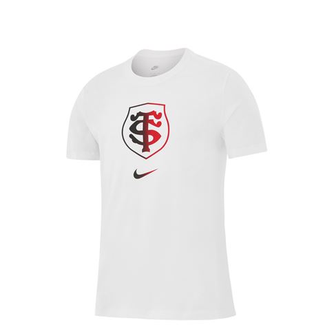 Stade Toulousain Kids T-Shirt 26/27 White - Front View