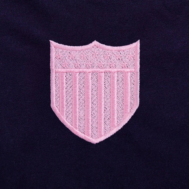 Womens World Cup USA Adults Classic Heavyweight Rugby Shirt Navy - USA Crest