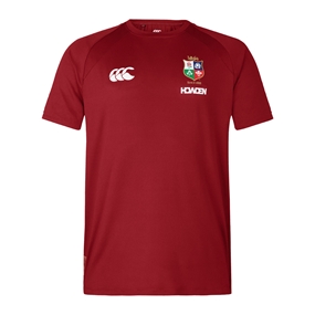 British and Irish Lions Mens Everest T-Shirt Red - Front