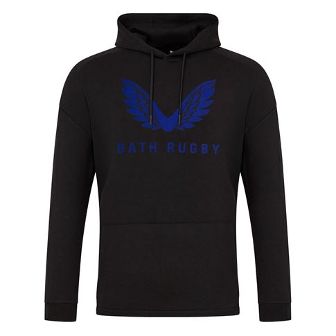 Bath Mens Presentation Scuba Logo Hoodie 25/26 Black - Front Bath Mens Presentation Scuba Logo Hoodie 25/26 Black - Front