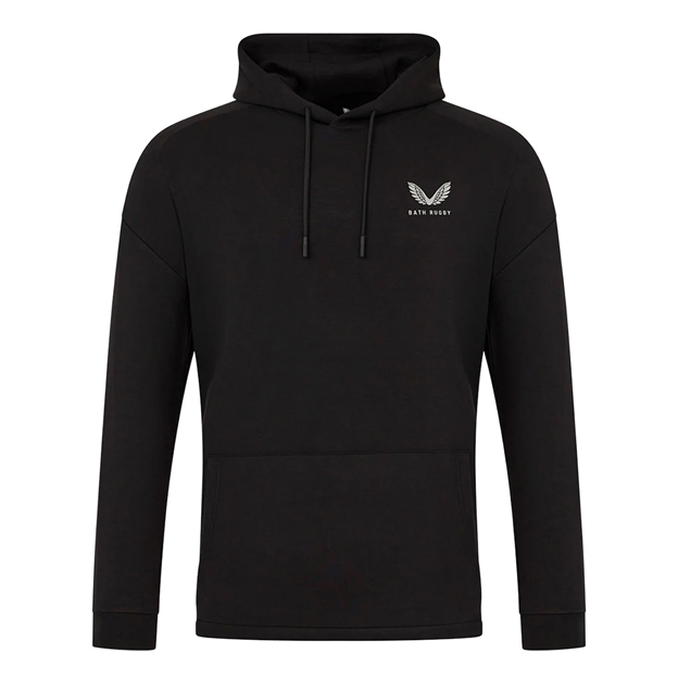 Bath Mens Presentation Scuba Logo Hoodie 25/26 Black - Front View