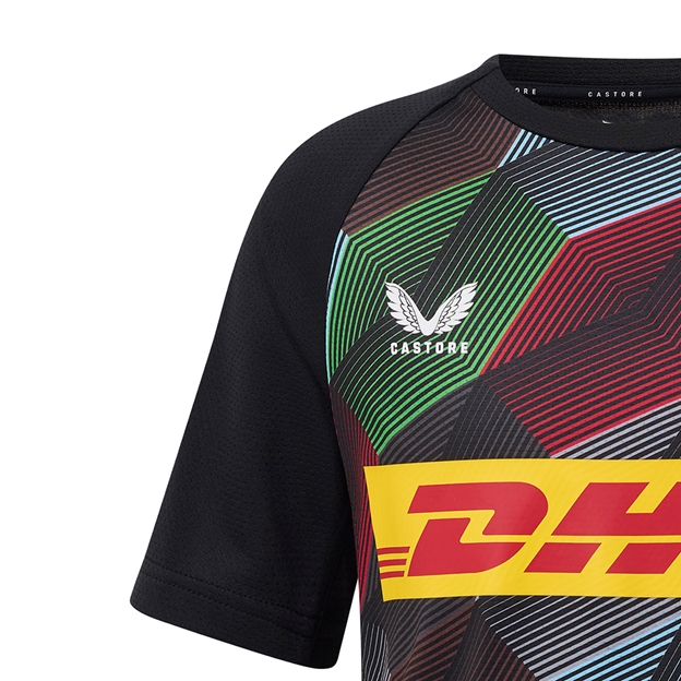 Harlequins Kids Pre Match Training T-shirt 25/26 - Castore
