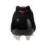 Mizuno Adults Waitangi PS Rugby Boots Black Red - Heel 