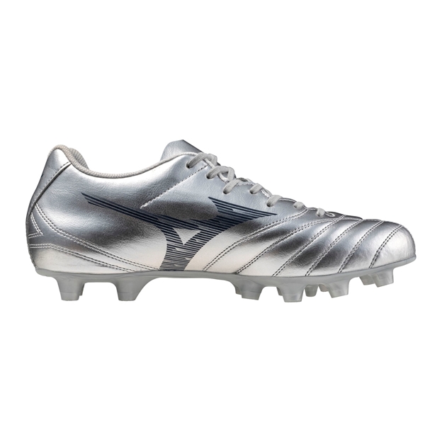 Mizuno Adults Monarcida Neo III Select Firm Ground Rugby Boots Galaxy Silver - Instep