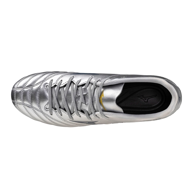 Mizuno Adults Monarcida Neo III Select Firm Ground Rugby Boots Galaxy Silver - Top