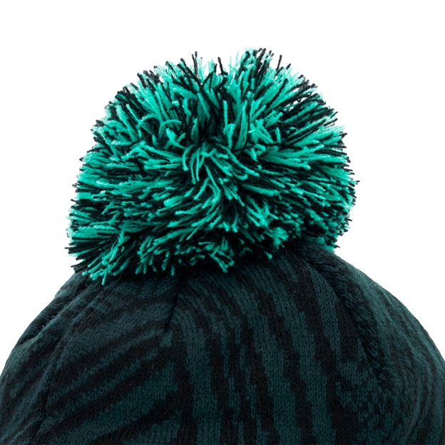 Ospreys Pom Pom Beanie Hat 25/26 Black - PomPom Close-up