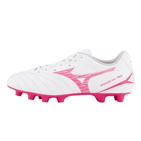 Mizuno Adults Monarcida Neo III Select FG Rugby Boots White/Pink - Outstep